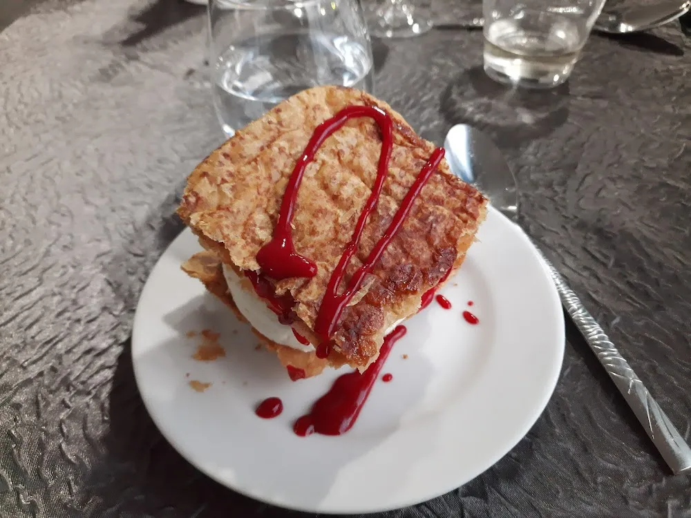 Feuilleté Vanille Fraise